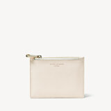 Small Essential Flat Pouch Ivory Pebble