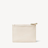 Small Essential Flat Pouch Ivory Pebble