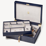 Grand Luxe Jewellery Case Midnight Lizard