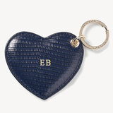 Heart Key Ring Midnight Lizard