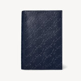 A5 Refillable Journal Navy Embossed Monogram