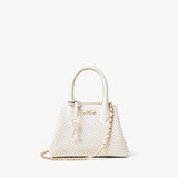 Paris Bag Sugar White Woven Leather