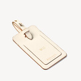 Luggage Tag Ivory Pebble