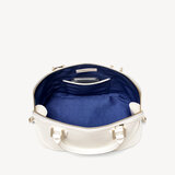 Hepburn Bag White Lizard