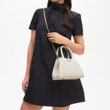 Paris Bag Sugar White Woven Leather