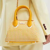Paris Bag Daisy Woven Leather
