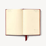 2024 A6 Day to Page Leather Diary Deep Shine English Lavender Small Croc