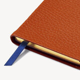 2024 Slim Pocket Leather Diary Marmalade Pebble