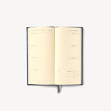2024 Slim Pocket Leather Diary Midnight Lizard