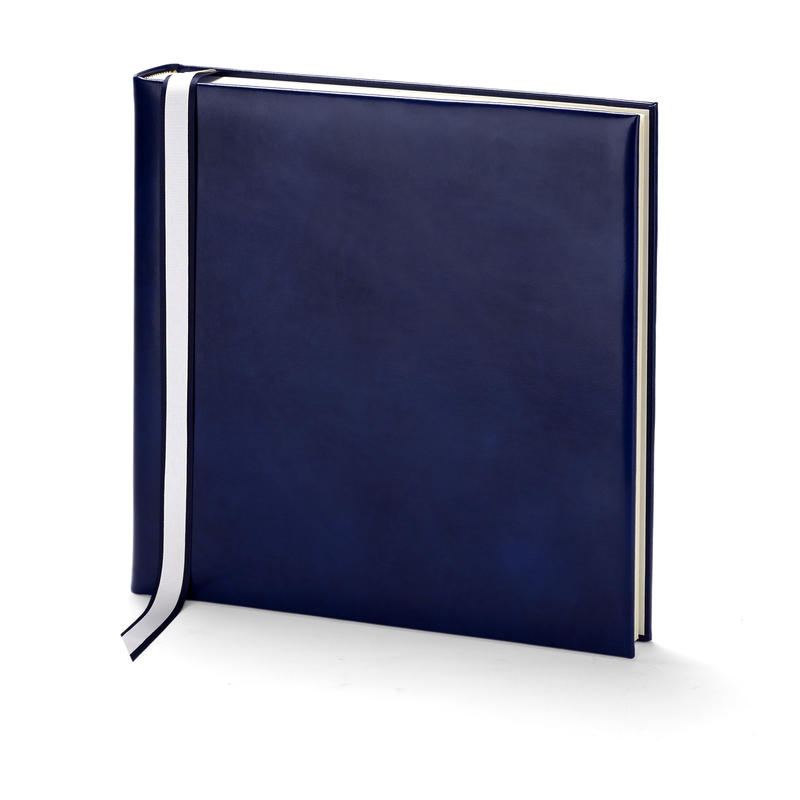 English Bridle 14" Photo Album in Sapphire with Cream Pages English Bridle 14" Photo Album in Sapphire with Cream Pages