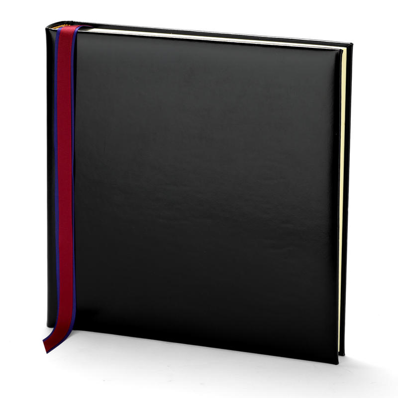 English Bridle 14" Photo Album in Black with Cream Pages English Bridle 14" Photo Album in Black with Cream Pages