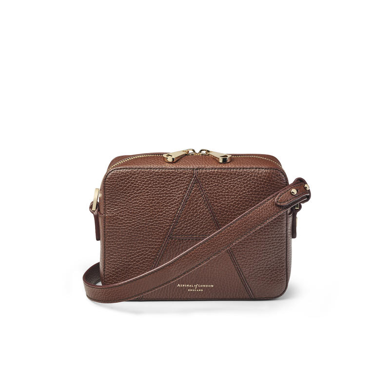 Camera ‘A’ Bag in Chestnut Pebble Camera ‘A’ Bag in Chestnut Pebble