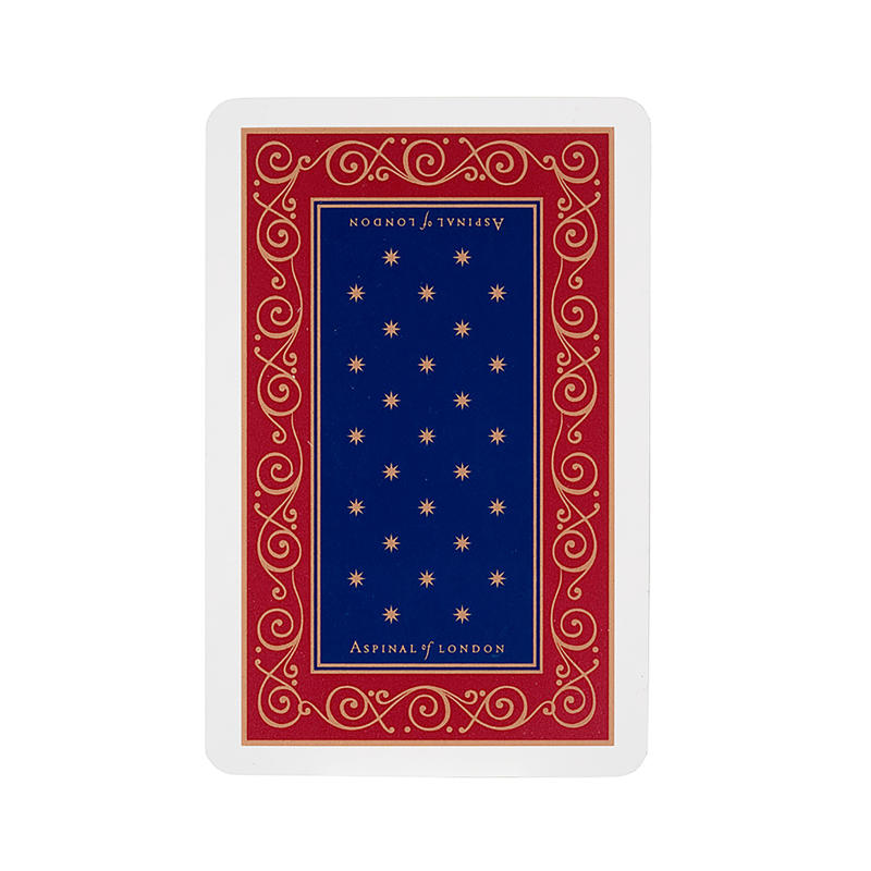 Playing Cards in Burgundy & Blue Playing Cards in Burgundy & Blue