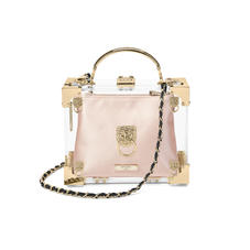 Trunk Pouch in Shell Pink Satin