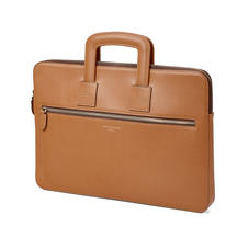Connaught Document Case in Smooth Tan
