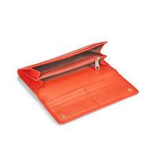 Lottie Purse in Orange Small Grain Pebble