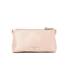 Trinket Pouch in Shell Pink Satin