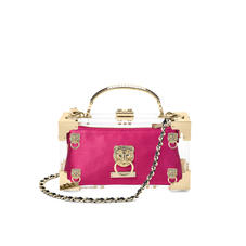 Trinket Pouch in Penelope Pink Satin