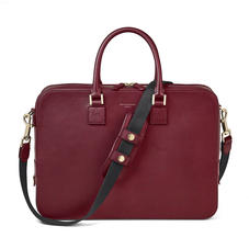 Small Mount Street Bag in Smooth Burgundy