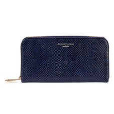 Continental Purse in Midnight Blue Lizard