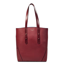 Essential ‘A’ Tote in Bordeaux Pebble