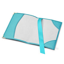 Passport Cover in Turquoise Saffiano