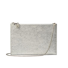 Soho Bag in Silver Python Print