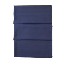 Diamond Weave Merino Wool Scarf in Navy
