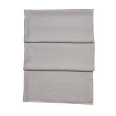 Diamond Weave Merino Wool Scarf in Dove Grey