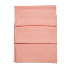 Diamond Weave Merino Wool Scarf in Shell Pink