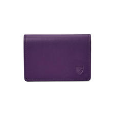 Accordion Credit Card Holder in Smooth Amethyst
