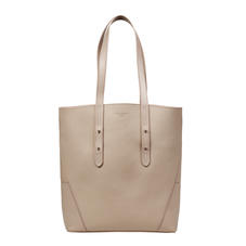 Essential 'A' Tote in Soft Taupe Pebble