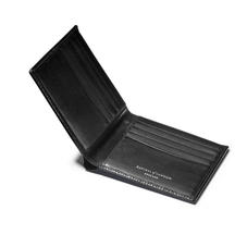 8 Card Billfold Wallet in Smooth Black