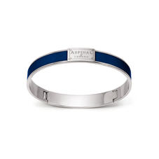 Enamel Bracelet in Navy & Silver