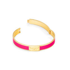 Enamel Bracelet in Penelope Pink