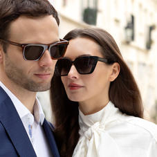 Paris Sunglasses in Black Acetate