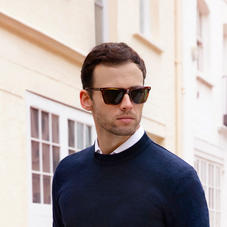 St. Raphael Sunglasses in Tiger Eye Acetate