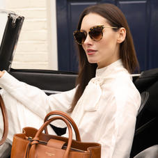 Cap Ferrat Sunglasses in Midnight Blue Acetate & Gold