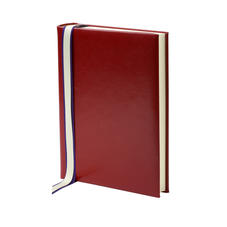 English Bridle Portrait Photo Album in Red with Cream Pages