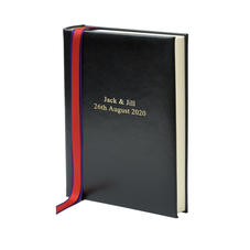 English Bridle Portrait Photo Album in Black