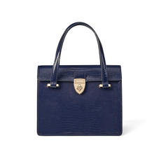 Lady P Bag in Midnight Blue Silk Lizard