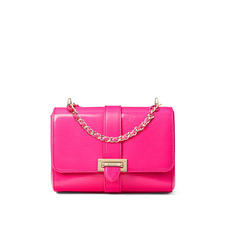 Lottie Bag with Top Handle in Penelope Pink Silk Lizard
