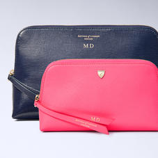 Leather Makeup Bags & Cosmetics Cases