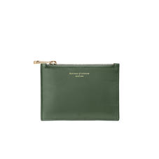 Small Essential Flat Pouch in Smooth Sage