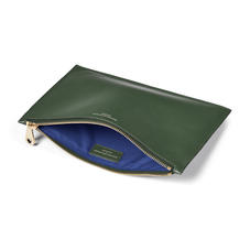 Large Essential Flat Pouch in Smooth Sage