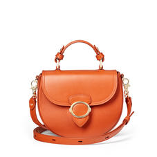 Saddle Bag in Marmalade Pebble