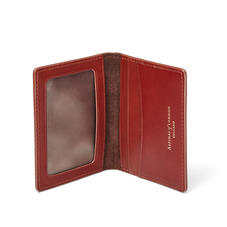ID & Travel Card Holder in Smooth Cognac