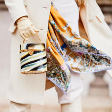 Pandora Bag in Marble Plexiglass