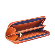Continental Purse in Deep Shine Marmalade Small Croc