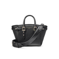 Mini Marylebone Tote in Black Pebble
